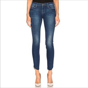 Frame Le Skinny de Jeanne Step Hem Raw Edge Stretch Skinny Jean 31